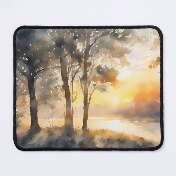 Item preview, Meditative Lake Sunrise designed and sold by CalmnessbyChoice.