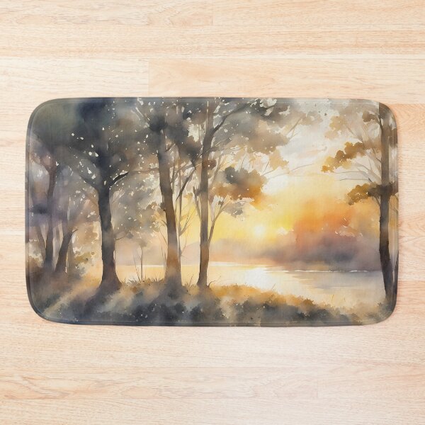 Item preview, Meditative Lake Sunrise designed and sold by CalmnessbyChoice.