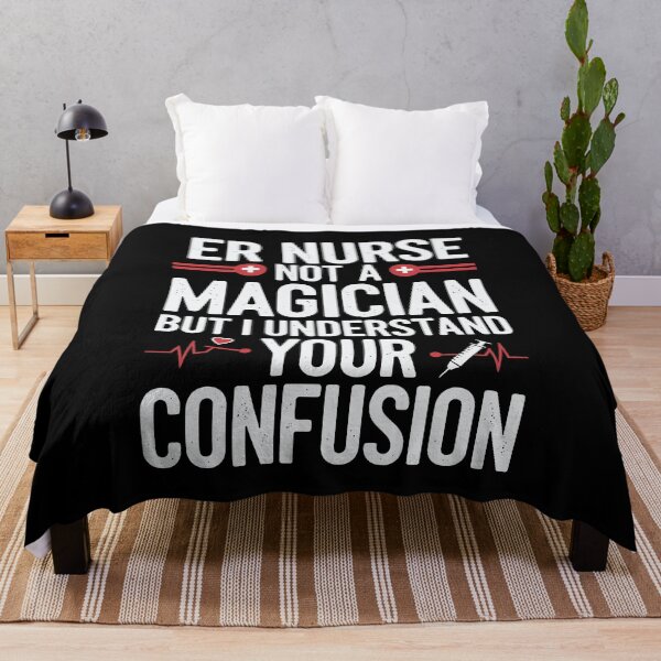Item preview, Sarcastic Nurse – ER Nurse Not a Magician designed and sold by tmerchtrends.