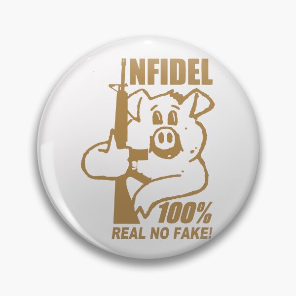 Item preview, Armed Pig; Infidel; Desert Colour; designed and sold by StickerApe.