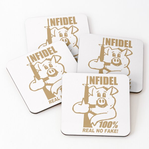 Item preview, Armed Pig; Infidel; Desert Colour; designed and sold by StickerApe.