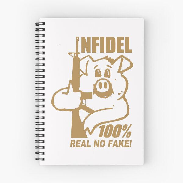 Item preview, Armed Pig; Infidel; Desert Colour; designed and sold by StickerApe.
