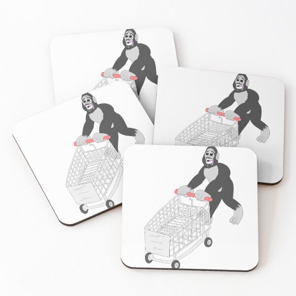 Item preview, Gorilla with Grocery Cart designed and sold by Quistlor.