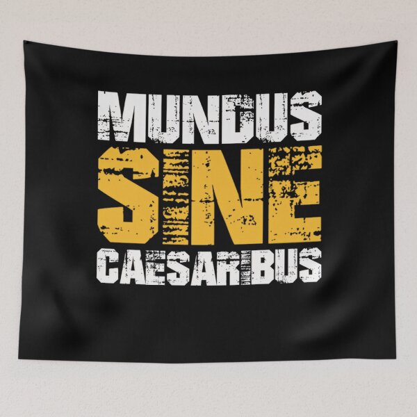 Item preview, Retro Funny Funny Mundus Sine Caesaribus designed and sold by Shaun-Arts.