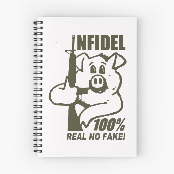 Item preview, Armed Pig; Infidel; Olive; designed and sold by StickerApe.