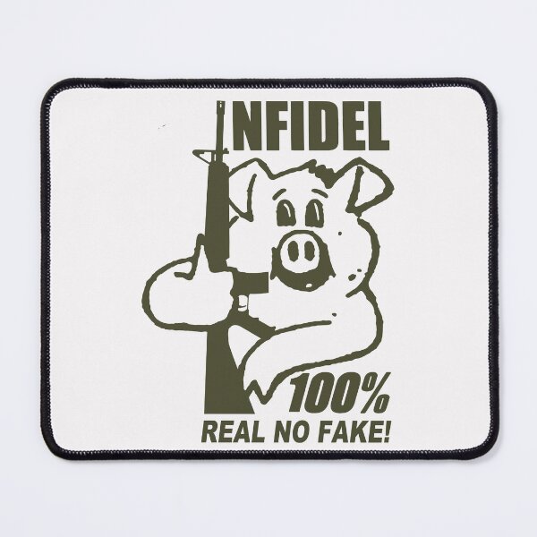 Item preview, Armed Pig; Infidel; Olive; designed and sold by StickerApe.