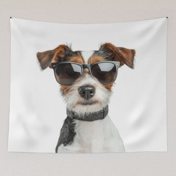 Item preview, Funny cool Parson Russell Terrier Dog wearing sunglasses designed and sold by LazyOwlStore.