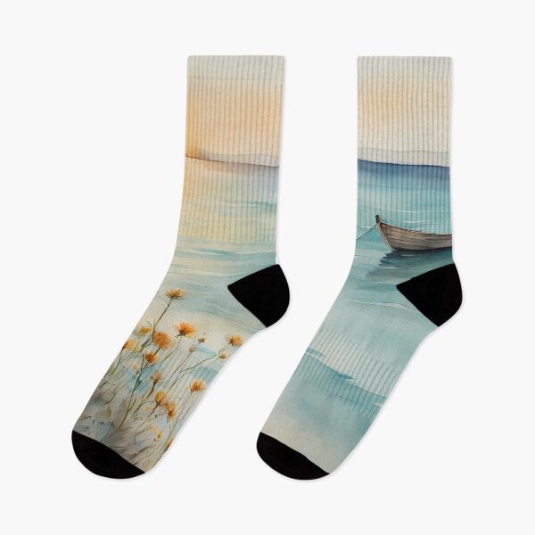 Item preview, Turquoise Boat Beach designed and sold by CalmnessbyChoice.