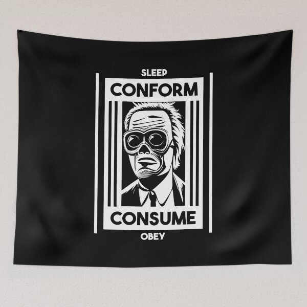 Item preview, They Live Movie Poster designed and sold by ArtFactoryAI.