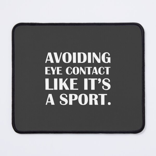 Item preview, Avoiding Eye Contact Like It’s a Sport. / Introvert Joke Funny T-Shirt Label designed and sold by introvertvibes.