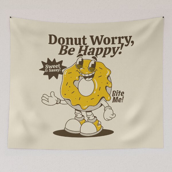 Item preview, Donut worry be happy. Donut character designed and sold by adipra.