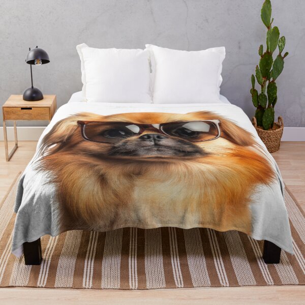 Item preview, Funny cool Pekingese Dog wearing sunglasses designed and sold by LazyOwlStore.