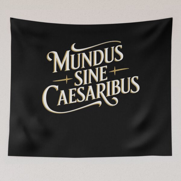 Item preview, Retro Funny Mundus Sine Caesaribus designed and sold by Shaun-Arts.