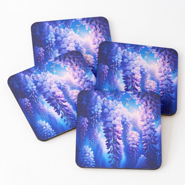 Item preview, Wisteria garden in the night lights designed and sold by EmeraldeaArt.
