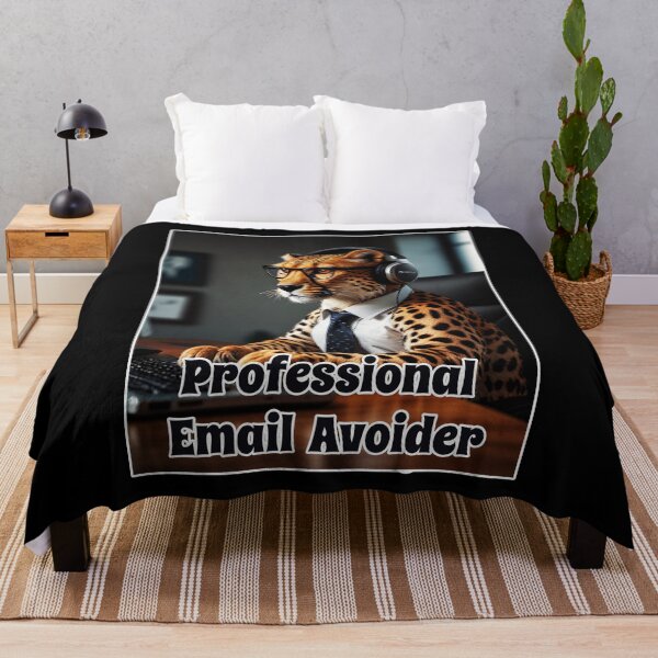 Item preview, Office Cheetah Funny Corporate Design - Professional Email Avoider designed and sold by Ridiculam Toga.