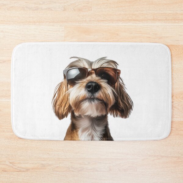 Item preview, Funny cool Petit Basset Griffon Vendéen Dog wearing sunglasses designed and sold by LazyOwlStore.