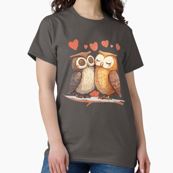 Item preview, love couple owl together tshirt designed and sold by anandsiva2703.