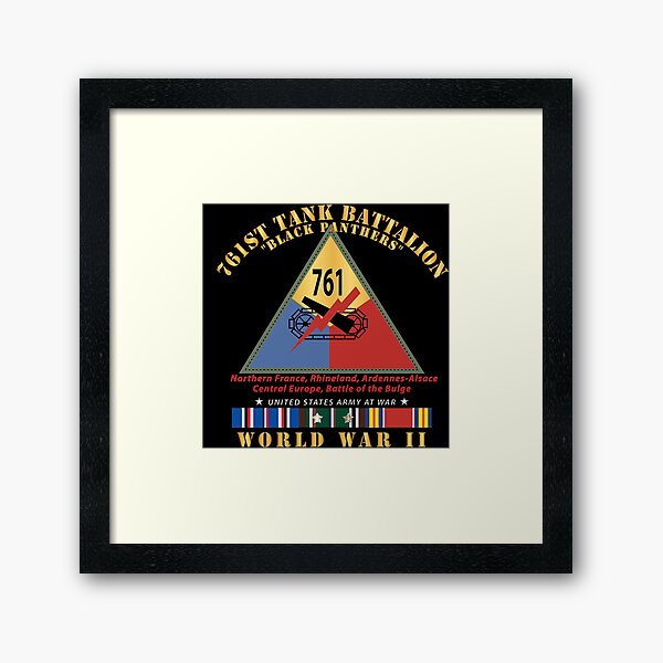 Vista previa del artículo con la obra «Ejército - 761.º Batallón de Tanques - Panteras Negras - w SSI WWII EU SVC», diseñado y vendido por Military Insignia Products.