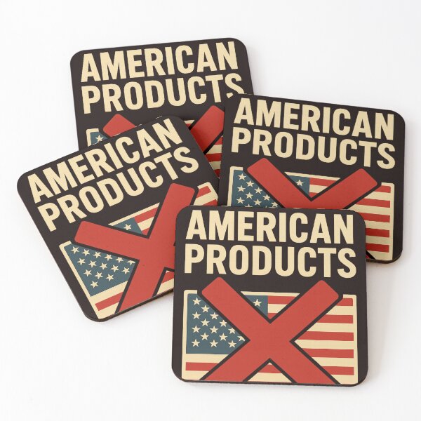 Item preview, “Boycott American Products” – Global Response to U.S. Trade Tariffs designed and sold by Aryabek.