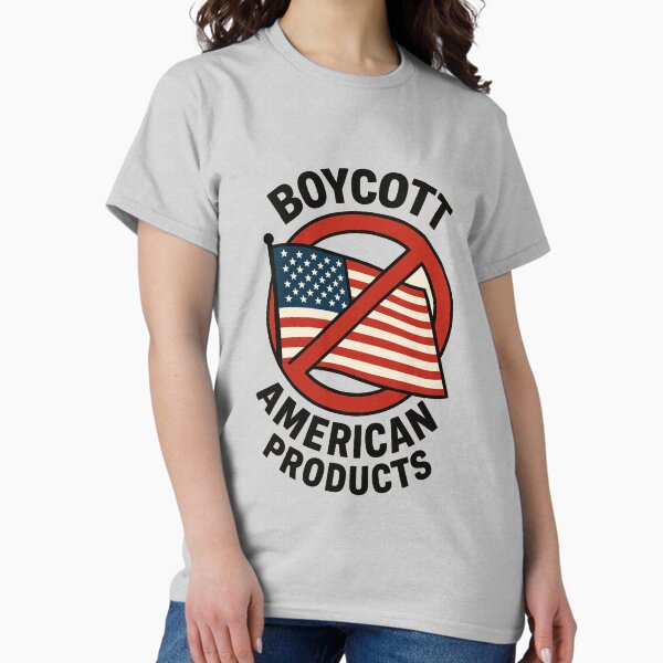 Item preview, “Boycott American Products” – Protest Against Trump’s Global Tariffs designed and sold by Aryabek.