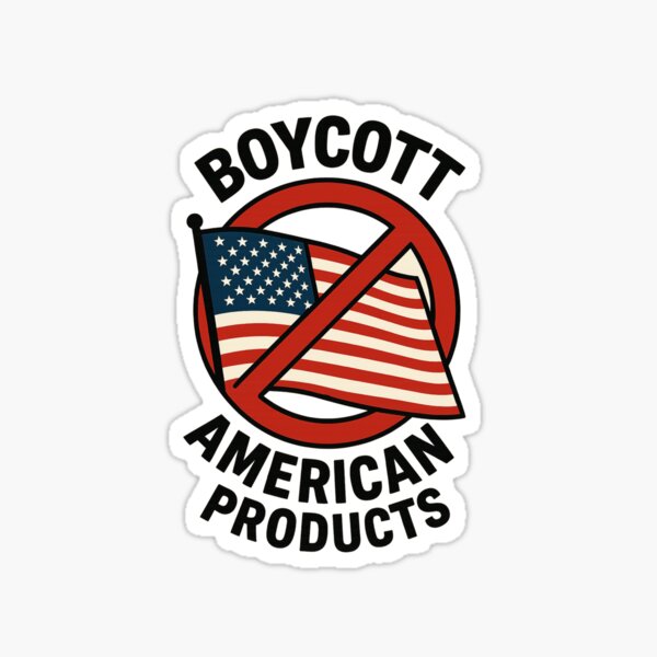 Artikel-Vorschau von „Boykottiert amerikanische Produkte“ – Protest gegen Trumps globale Zölle, designt und verkauft von Aryabek.