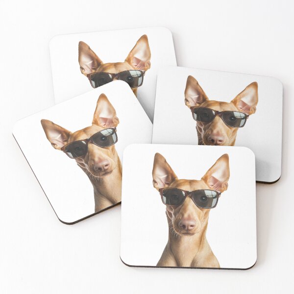 Item preview, Funny cool Pharaoh Hound Dog wearing sunglasses designed and sold by LazyOwlStore.