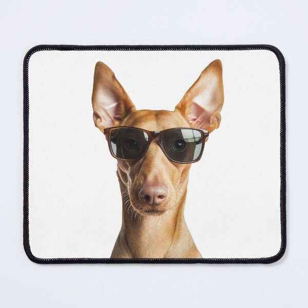 Item preview, Funny cool Pharaoh Hound Dog wearing sunglasses designed and sold by LazyOwlStore.