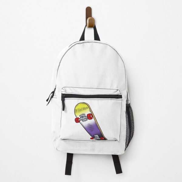 Item preview, Colorful Nonbinary Pride Skateboard – Enby Skater Art designed and sold by Travelslightly.