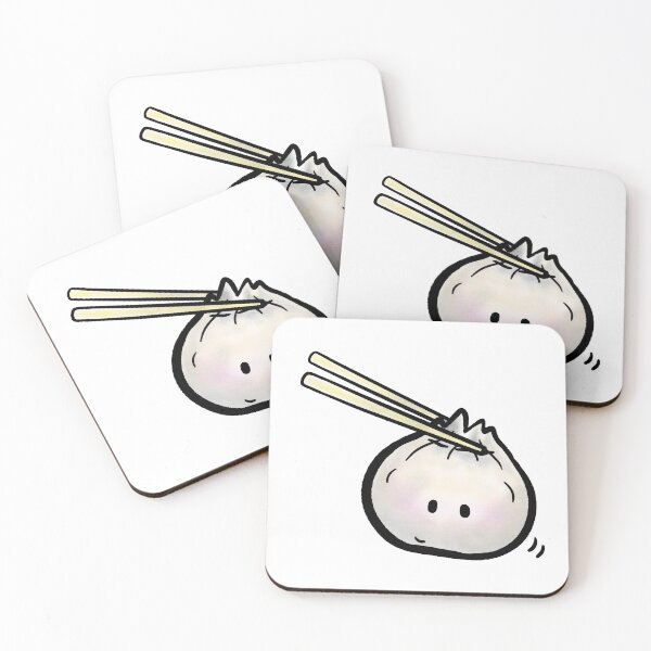Item preview, Chopsticks holding little cute Xiaolongbao cartoon illustration designed and sold by CuteLemon00.