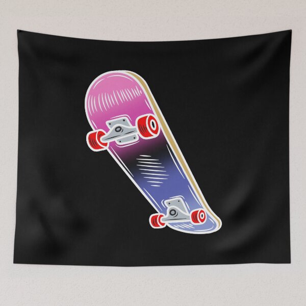 Item preview, Colorful Omnisexual Pride Skateboard – Omnisexual Skater Art designed and sold by Travelslightly.