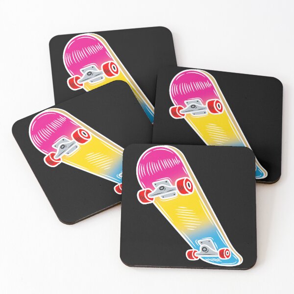 Item preview, Colorful Pansexual Pride Skateboard – Pan Skater Art designed and sold by Travelslightly.