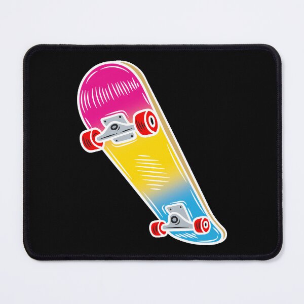 Item preview, Colorful Pansexual Pride Skateboard – Pan Skater Art designed and sold by Travelslightly.