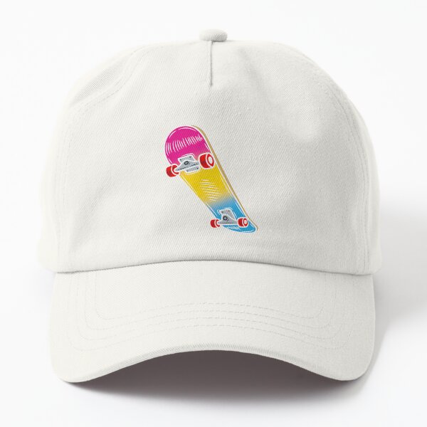Aperçu de l'œuvre Skateboard coloré de la fierté pansexuelle – Pan Skater Art créée et vendue par Travelslightly.