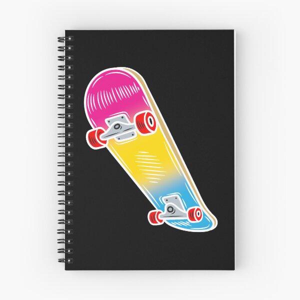 Item preview, Colorful Pansexual Pride Skateboard – Pan Skater Art designed and sold by Travelslightly.