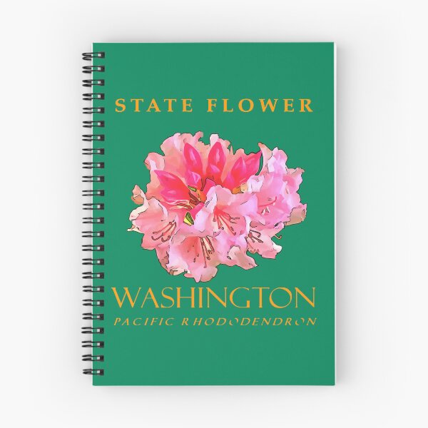 Item preview, Washington Territory Flower The Pacific Rhododendron designed and sold by taiche.