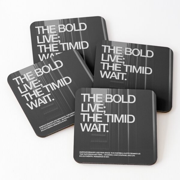 Item preview, The bold live; the timid wait. designed and sold by effortless business growth.
