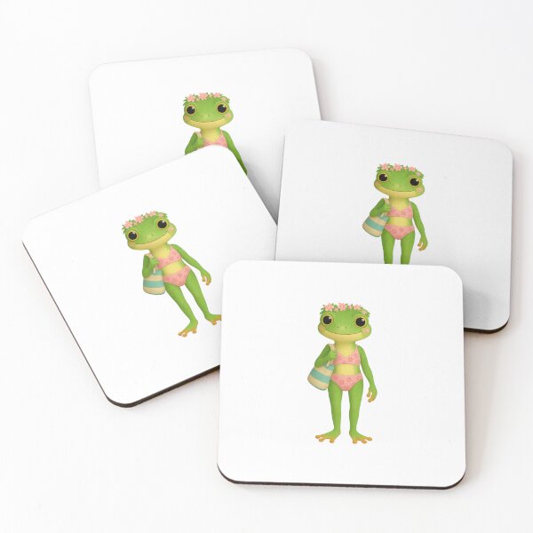 Item preview, The Summer Frog in Flower Bikini designed and sold by Uniekma.