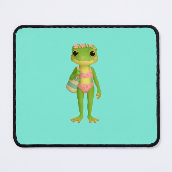 Item preview, The Summer Frog in Flower Bikini designed and sold by Uniekma.