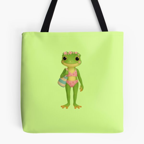 Item preview, The Summer Frog in Flower Bikini designed and sold by Uniekma.