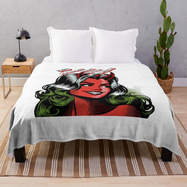 Artikelvorschau, Schlechte Entscheidungen machen bessere Geschichten – Retro Devil Girl Pop Art Design entworfen und verkauft von NSB-Design.