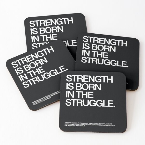 Item preview, Strength is born in the struggle. designed and sold by effortless business growth.