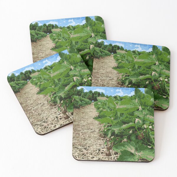 Item preview, Strawberry Field – Vibrant Vector Art designed and sold by LuxuryApparels.
