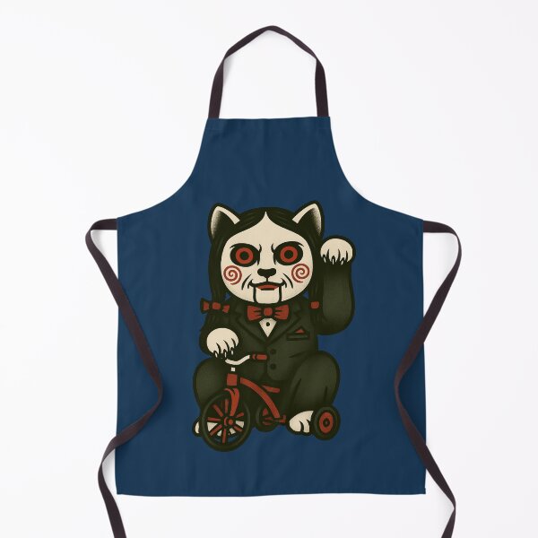 Item preview, Twisted Ride – Creepy Maneki Neko on Tricycle – Horror Maneki Neko #6 designed and sold by TravisCats.