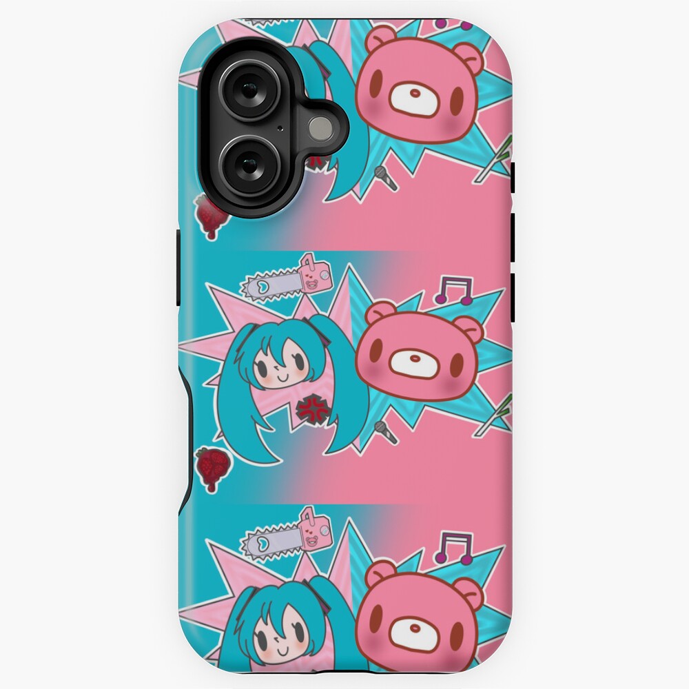 Aperçu de l'œuvre Coque antichoc iPhone créée et vendue par mikusleeklover.
