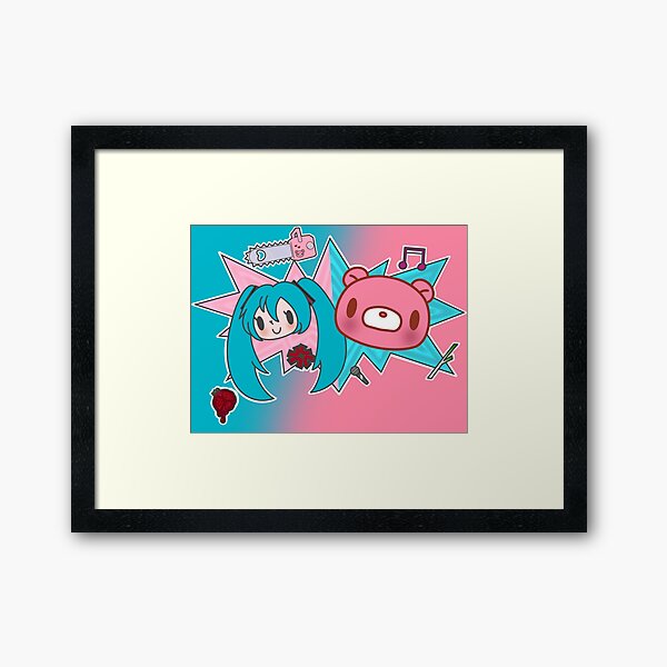 Aperçu de l'œuvre Imprimé Hatsune Miku x Gloomybear créée et vendue par mikusleeklover.