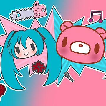 Aperçu de l'œuvre Imprimé Hatsune Miku x Gloomybear de mikusleeklover