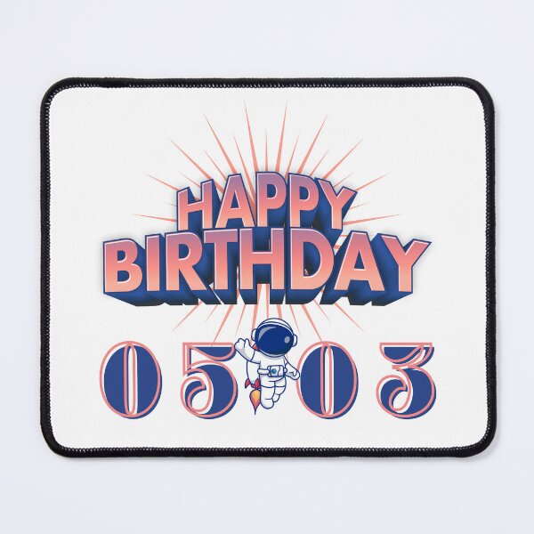Item preview, Happy Birthday Astronaut 05 03 - Space Themed Birthday Gift designed and sold by Chillspire.