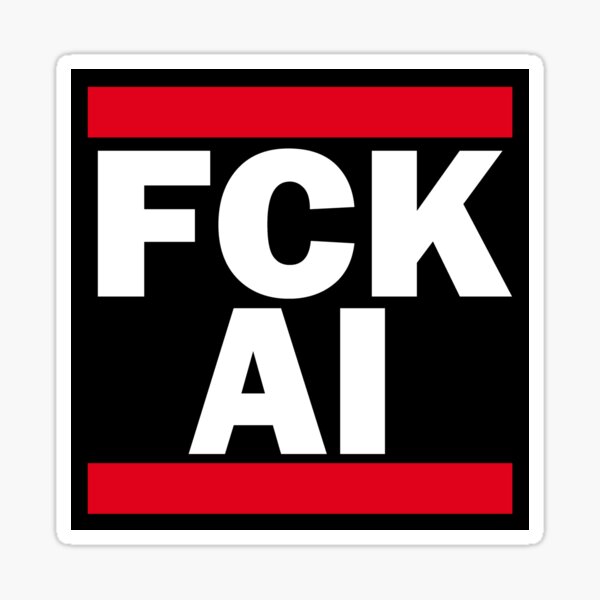FCK AI Pegatina
