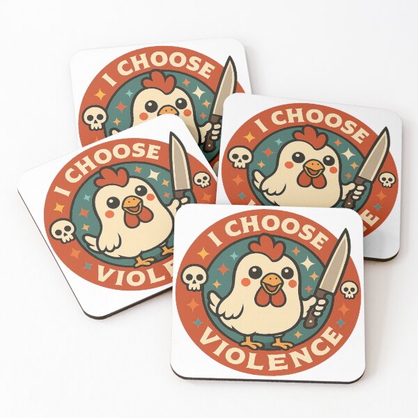 Item preview, I Choose Violence Chicken designed and sold by Blason.
