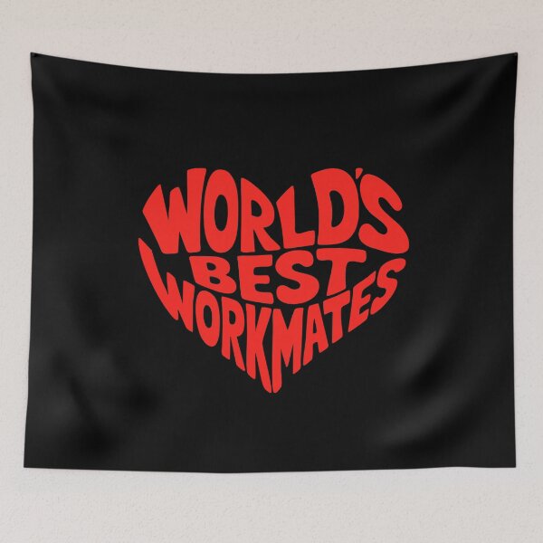 Item preview, World's Best Workmates Heart-Shaped Office Gift Mug Retirement designed and sold by w1ckerman.